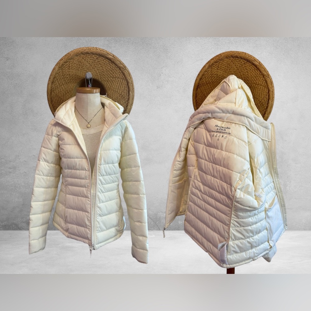Abercrombie & Fitch lightweight packable puffer